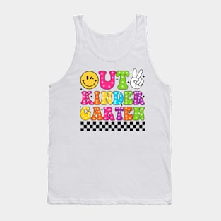 Peace Out School, Graduation Kindergarten, Last Day of School, End of School Tank Top